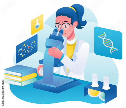Microbiologist at Work