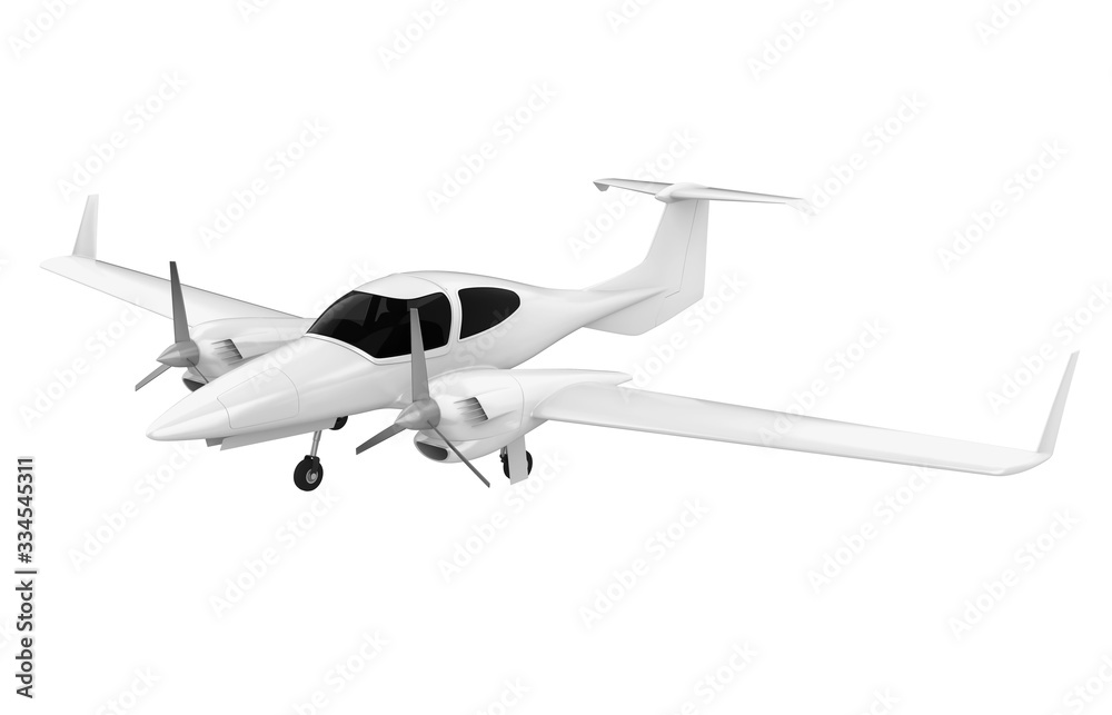 Small Airplane Isolated