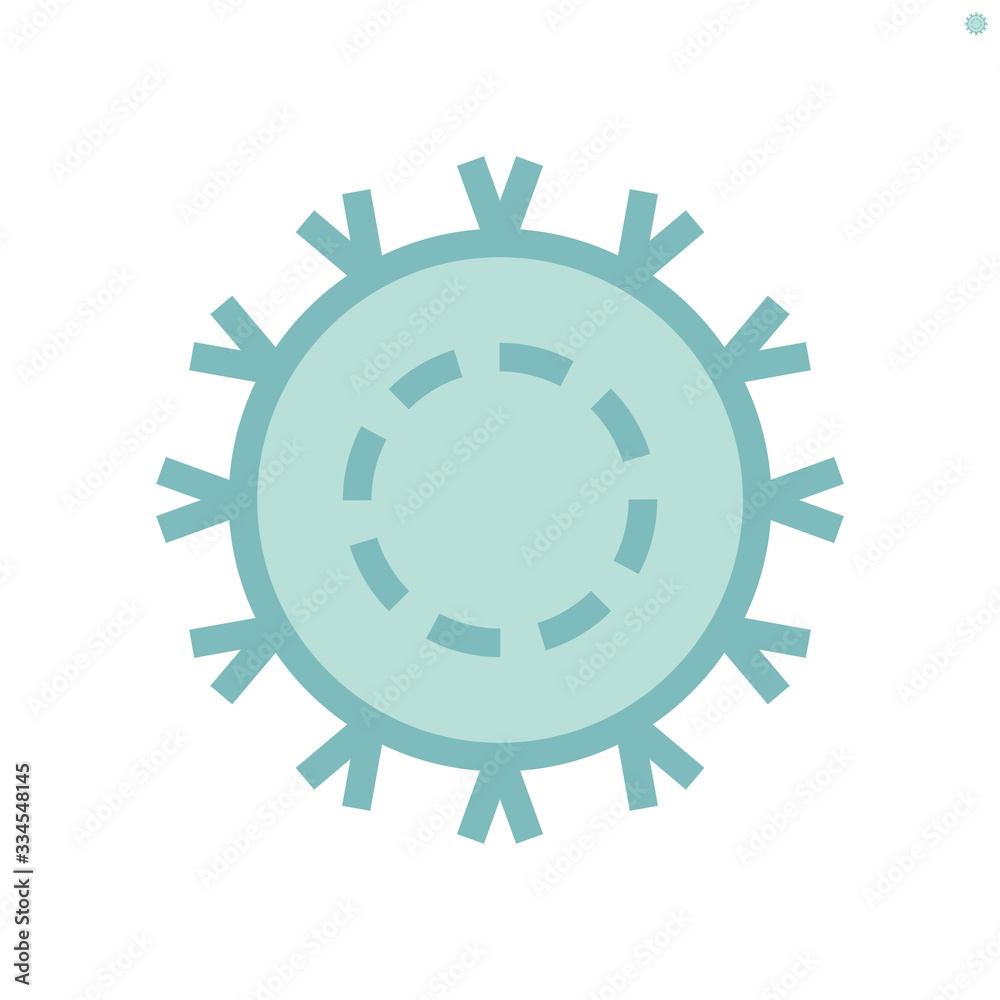 Coronavirus disease vector icon design, 48x48 pixel perfect and editable stroke.