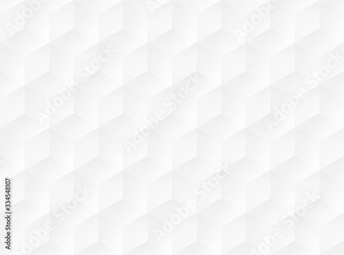 Isometric cube pattern vector illustration. White background