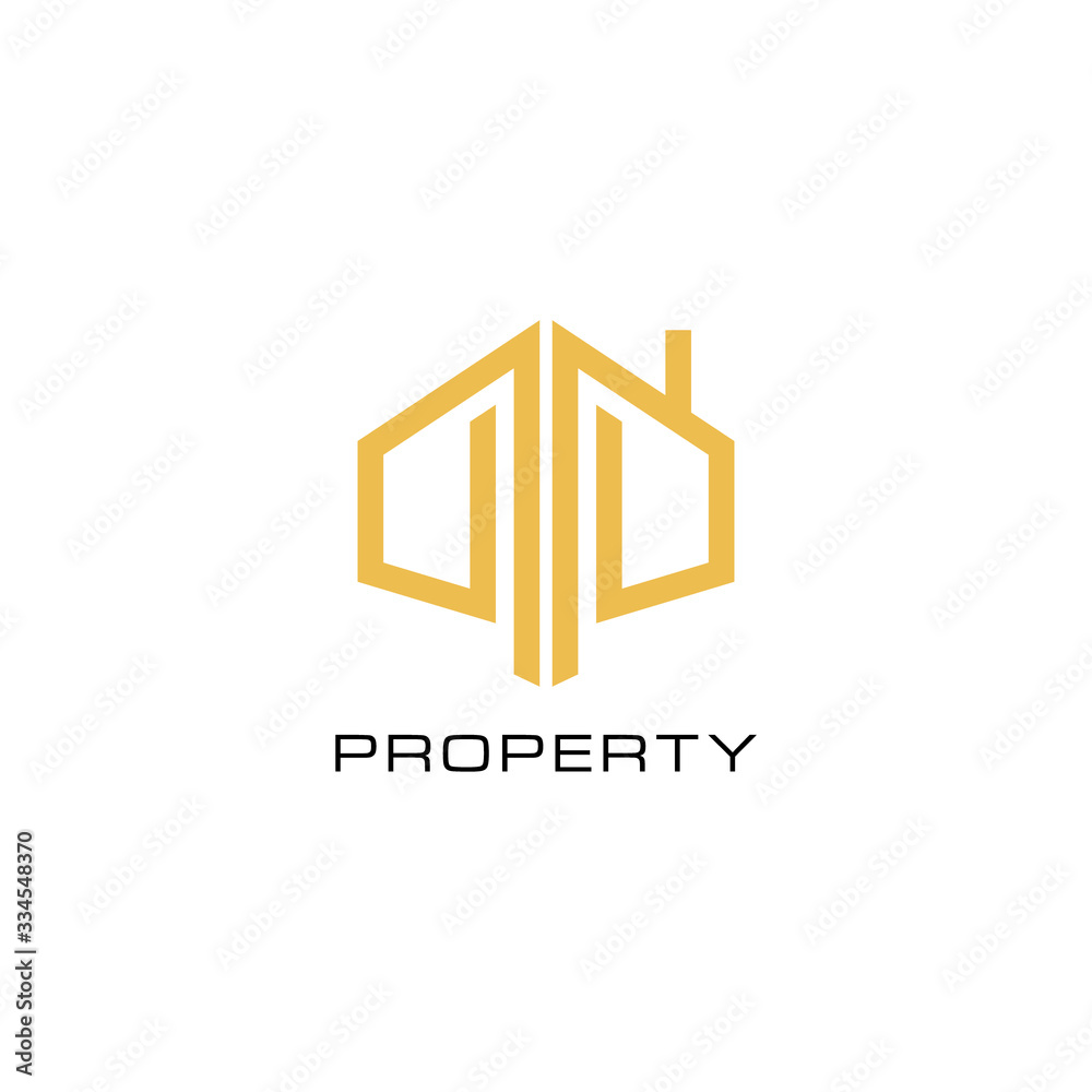 Real estate logo design. Modern and elegant style design. Bussines logo design template.