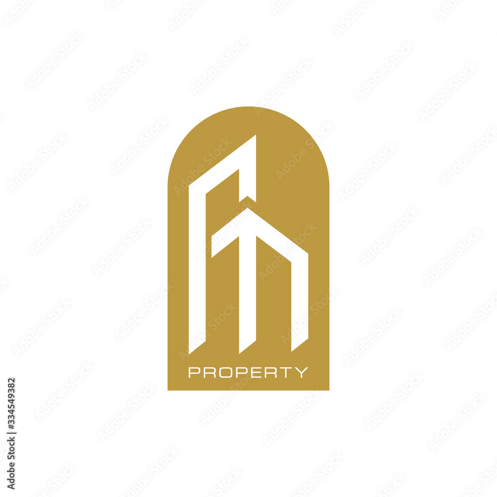 Real estate logo design. Modern and elegant style design. Bussines logo design template. Real estate logo design. Modern and elegant style design. Bussines logo design template.