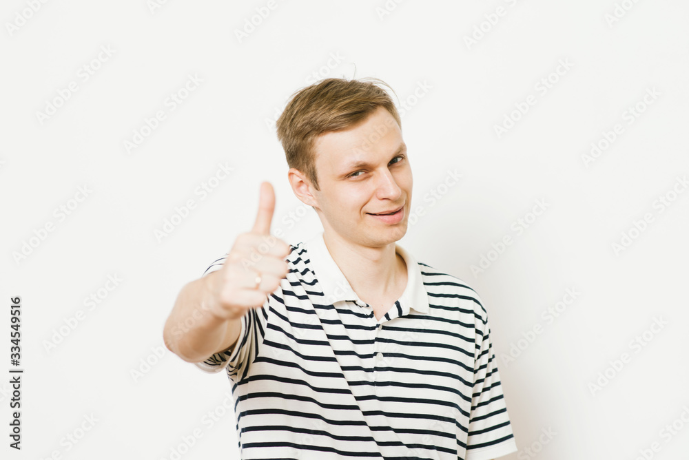 Man Showing Thumb Up Man Showing Thumb Up