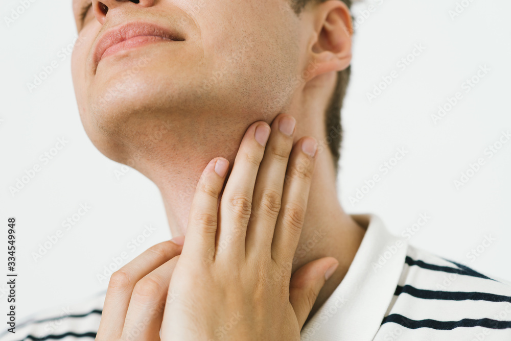 sore throat man sore throat man