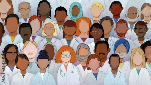 Diversity in Medicine, Doctor Nurse Student