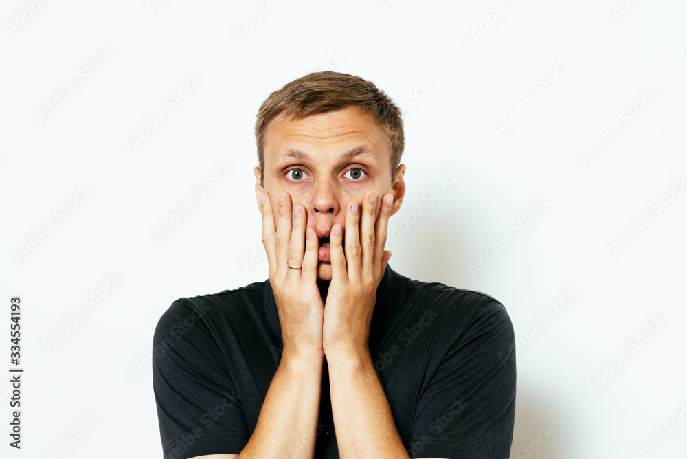 Exhausted sad man Exhausted sad man