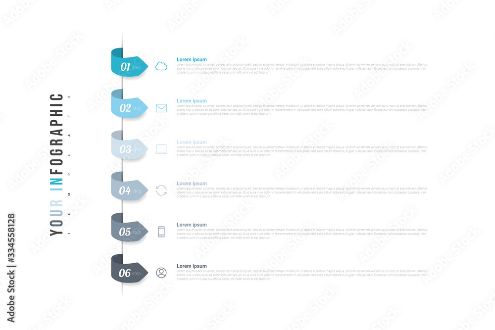 Infographics design vector and marketing icons with 6 options, steps or processes. Can be used for annual report, flow charts, diagram, presentations, web sites Infographics design vector and marketing icons with 6 options, steps or processes. Can be used for annual report, flow charts, diagram, presentations, web sites