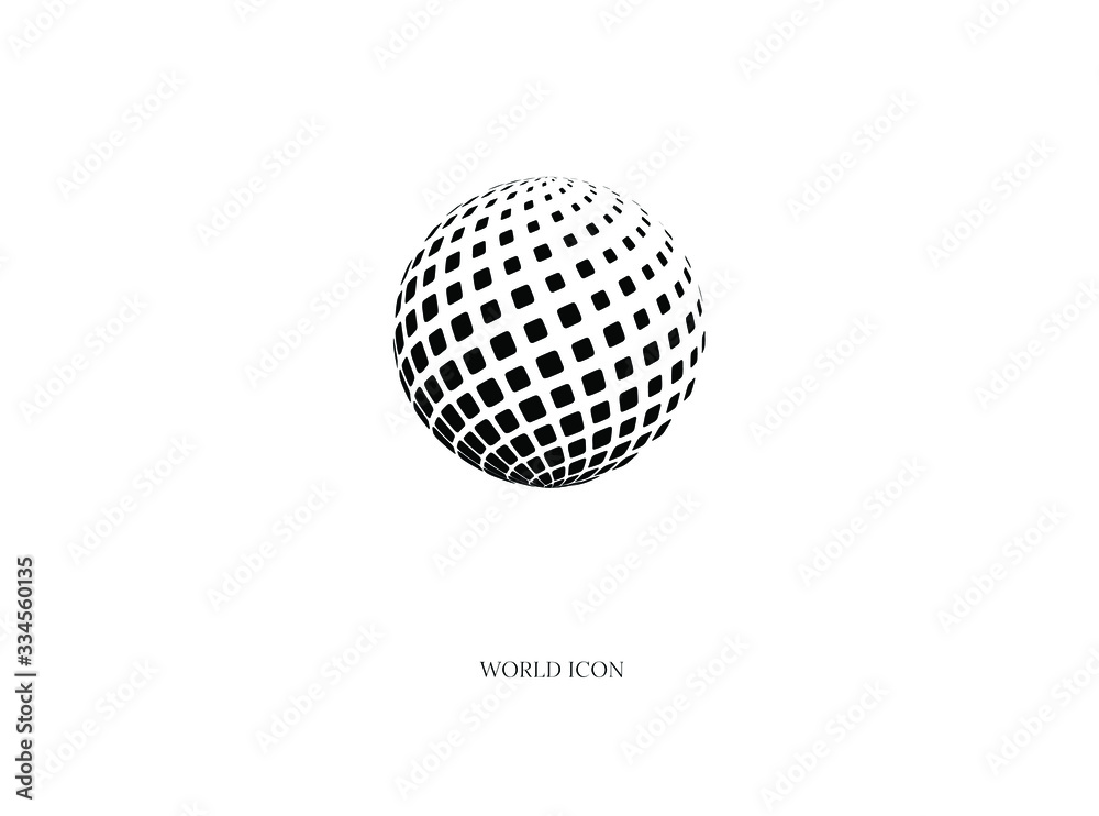 world technologic abstract logo vector symbol icon world technologic abstract logo vector symbol icon