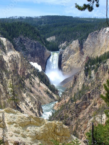 Yellowstone waterfalls