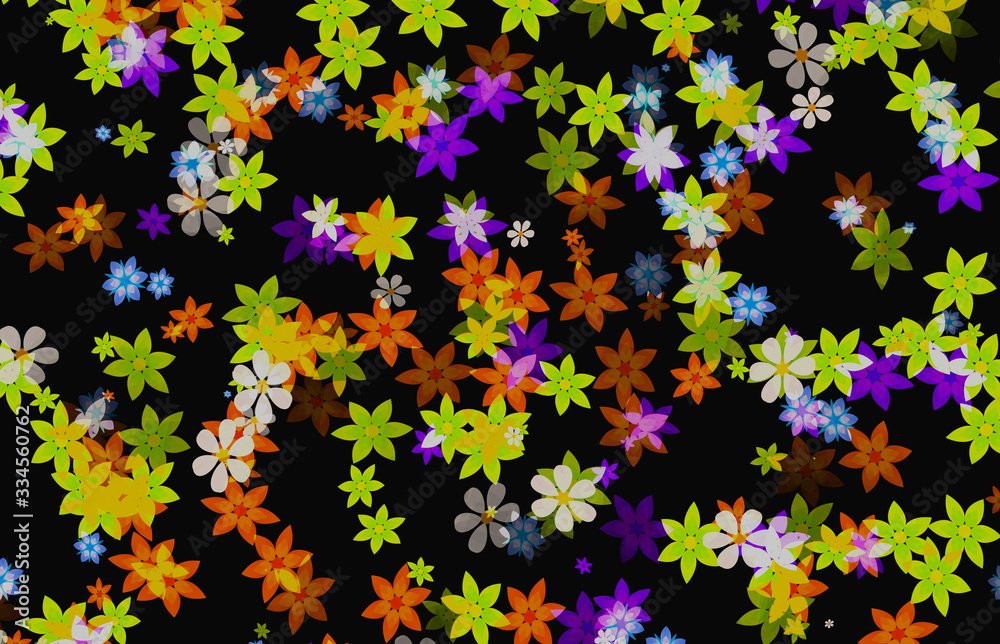 decorative colored flower background