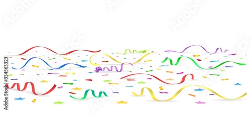 Confetti floor background