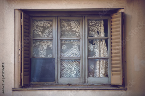 window in an old house