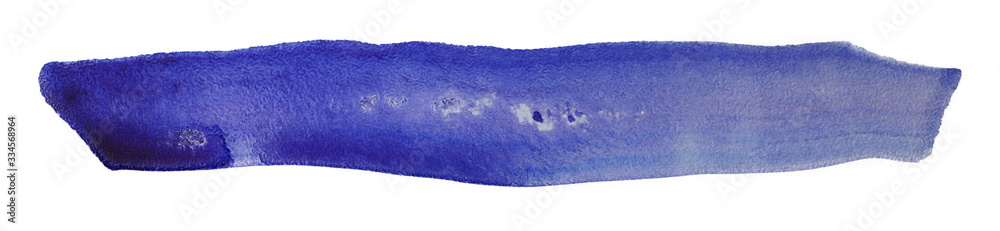 Fototapeta premium blue watercolor stain brush stroke brush strokes texture