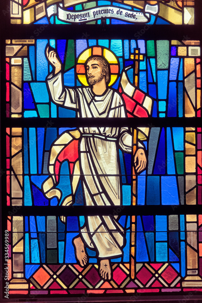 The Resurrection of Jesus Stained Glass Window
