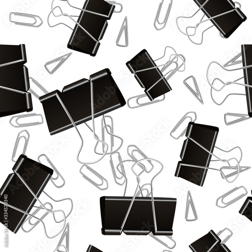 Seamless pattern Office supplies