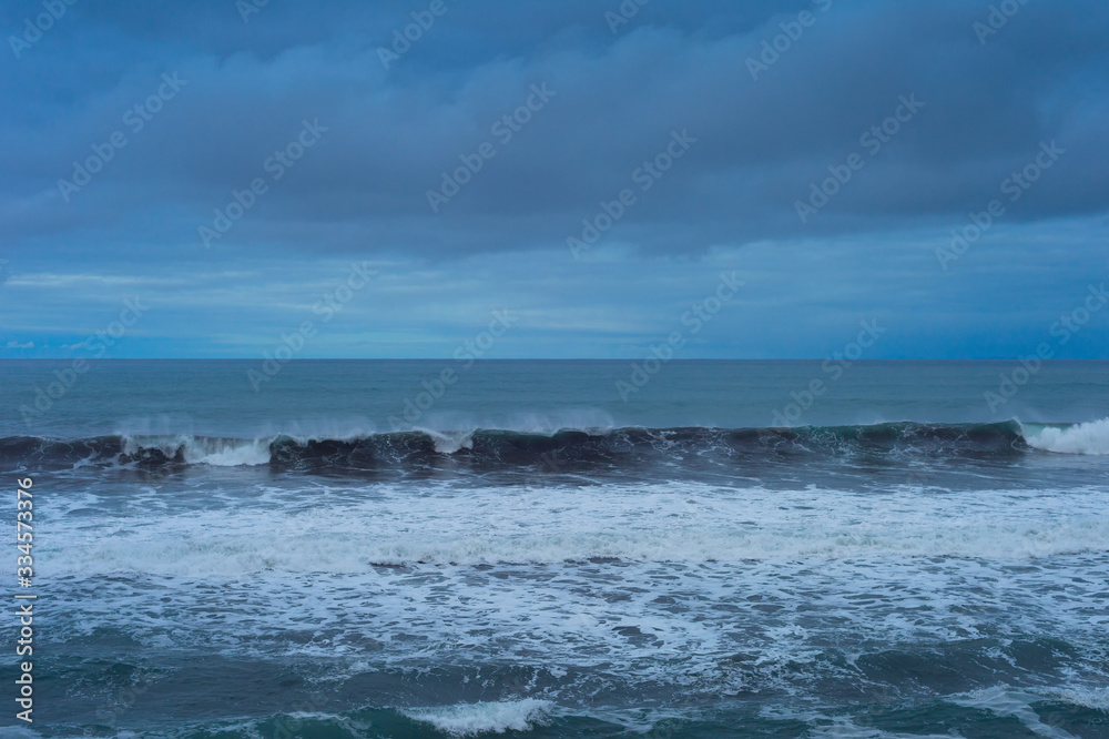 Landscape wave ocean sea background