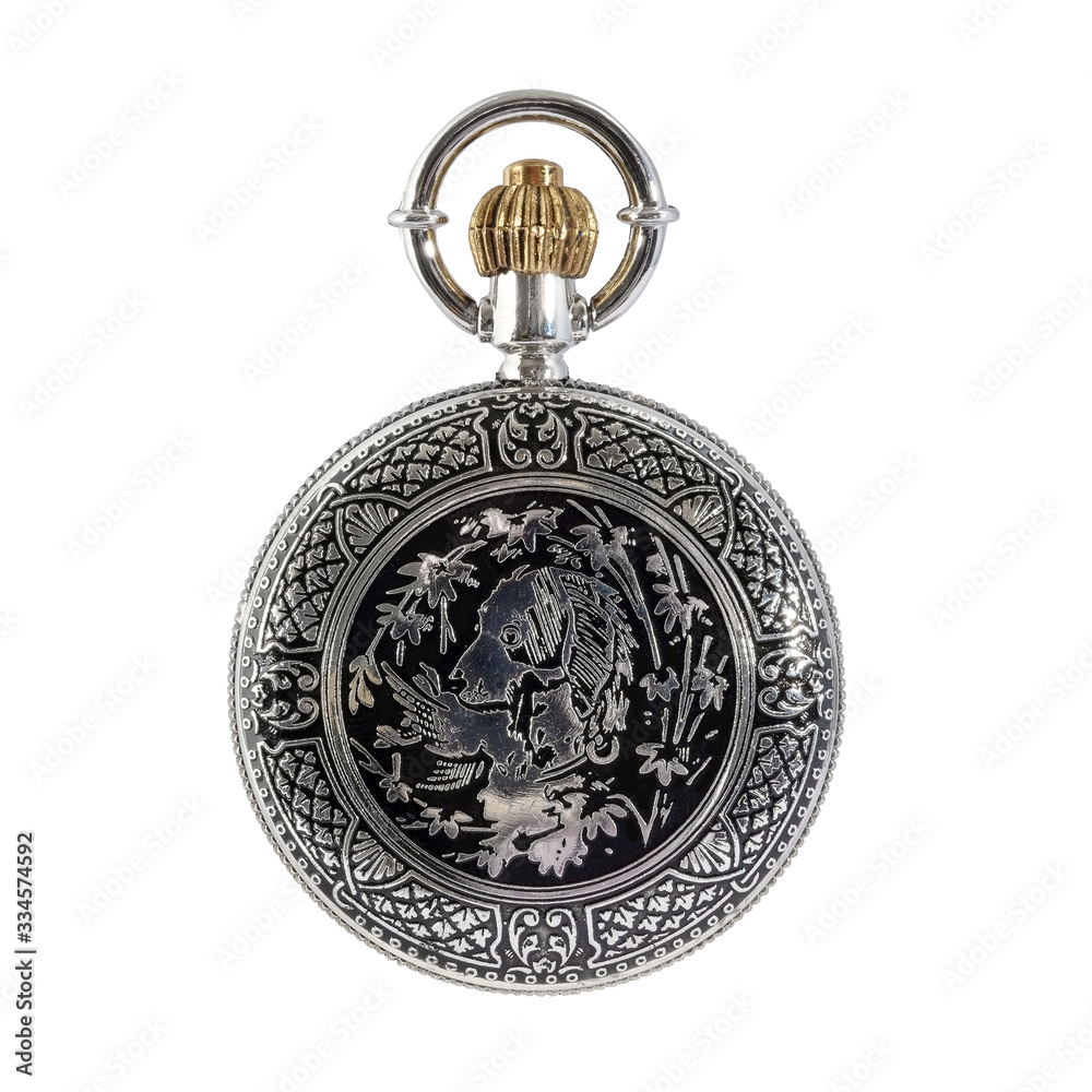 Pocket watch isolated on white background Pocket watch isolated on white background