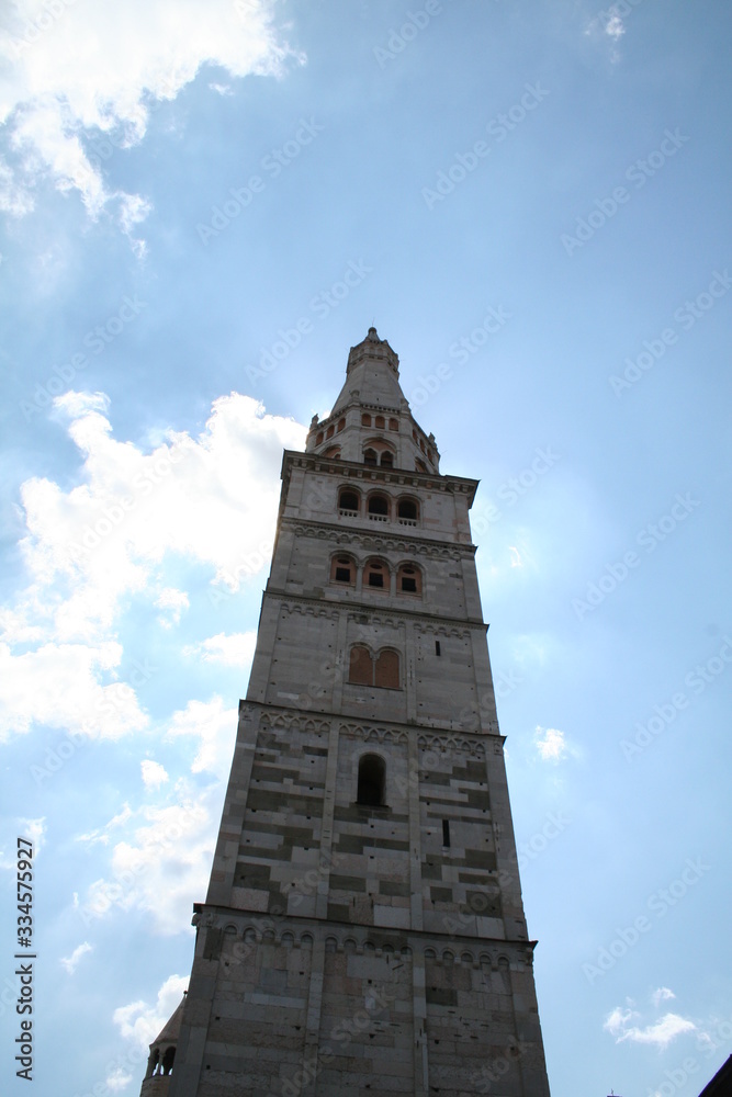 Modena, Emilia Romagna, Italy: bell tower of Duomo