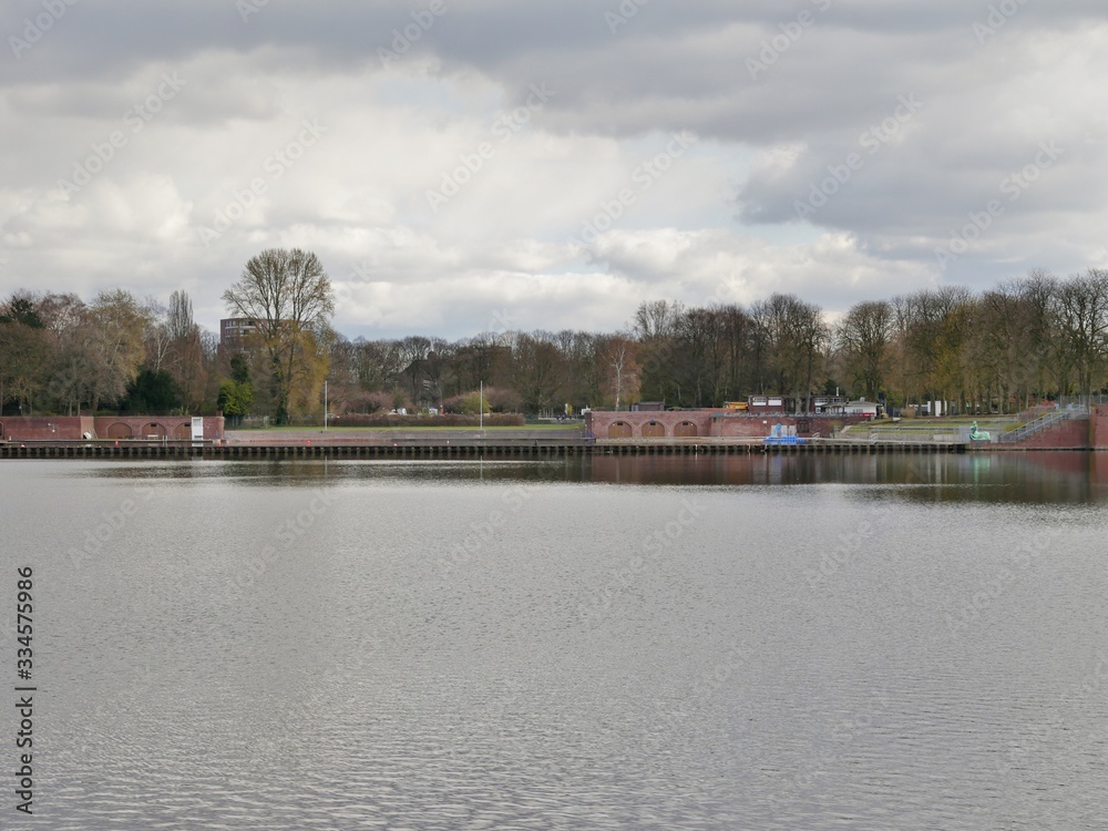 Fototapeta premium Stadtparksee Hamburg