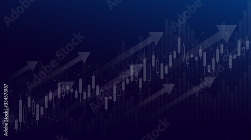 Graphs and charts templates. With up trend. Big set business infographics. Statistic and data, information, economy. Financial chart. Vector illustration.