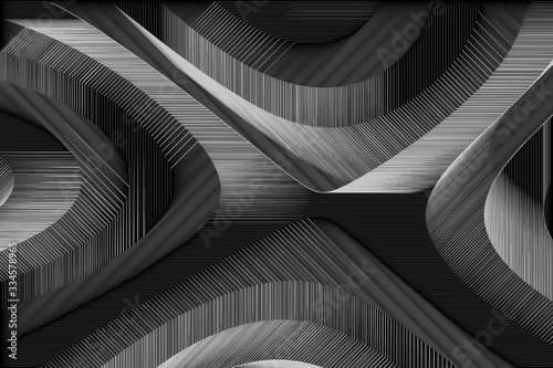 Abstract Black and White Background