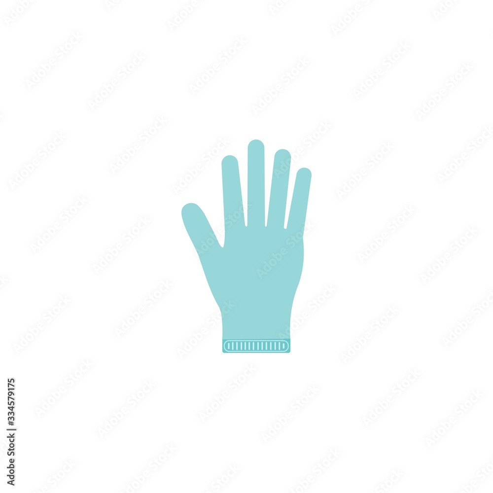 gloves  logo  design template