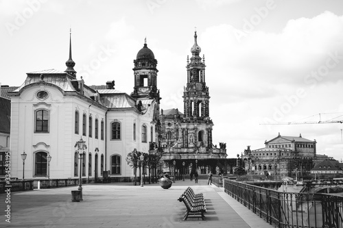 Impressions of the old town in Dresden  Germany
