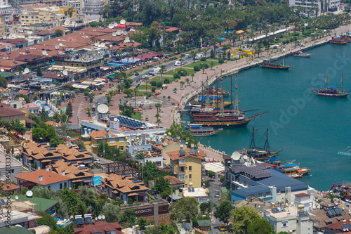Turkey. Sea port of Alanya. View from the bird's-eye view. © Sergey Kohl