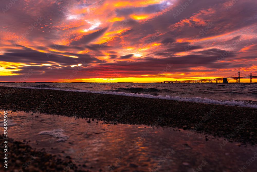 Sunrise at Sandy Point Park Annapolis Maryland 