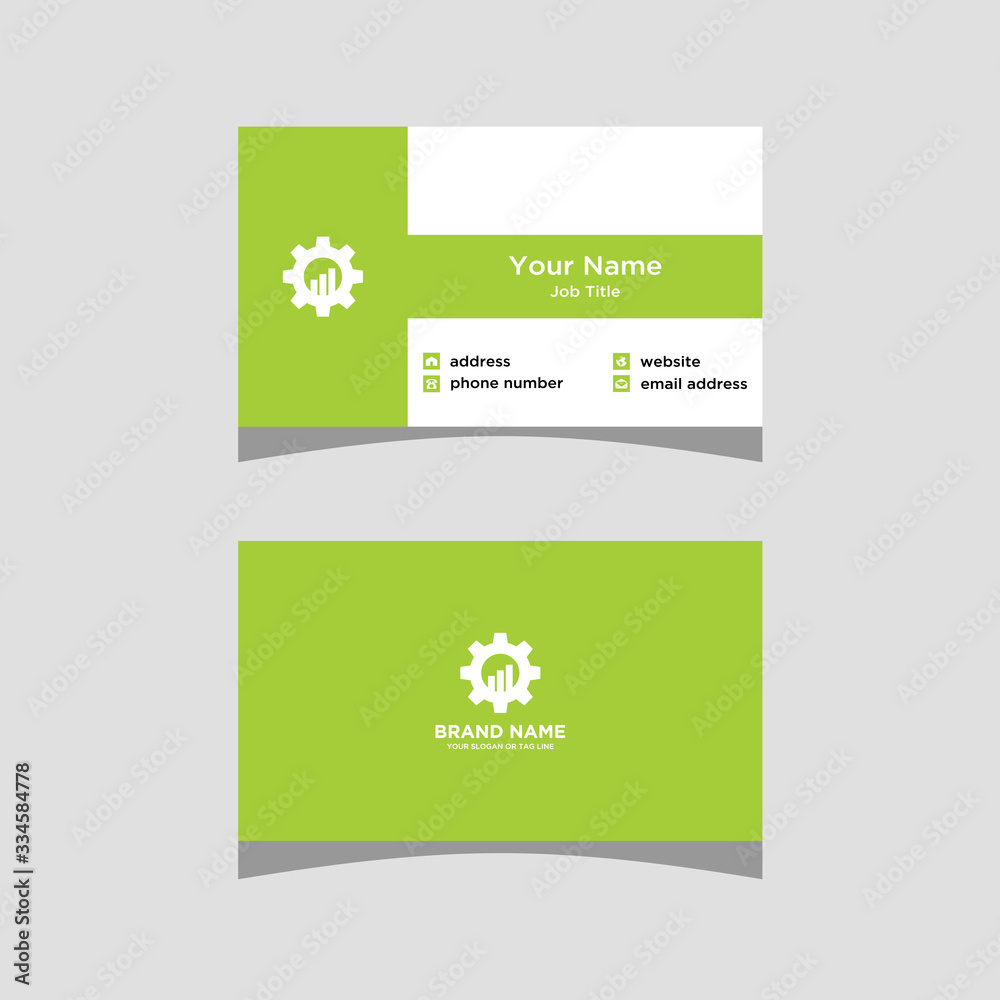 modern business card template vector design