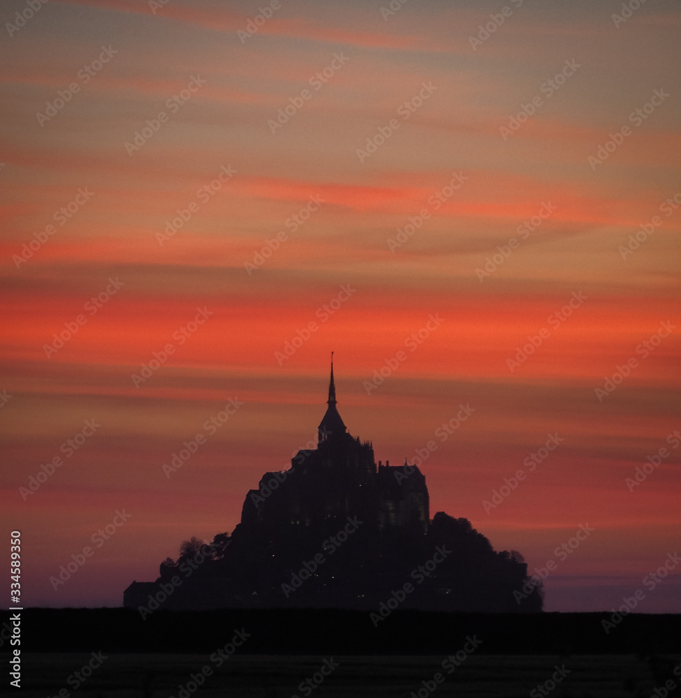 Obraz premium Mont Saint-Michel Normandy, France