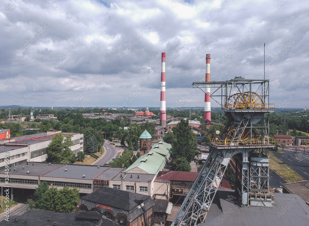 Custom mine shaft, Silesia, Poland