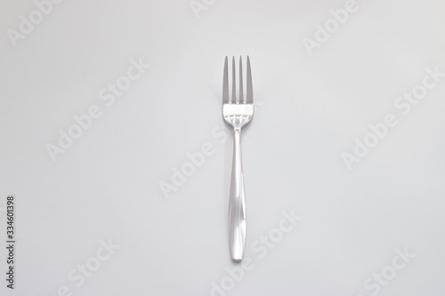 fork on a white background