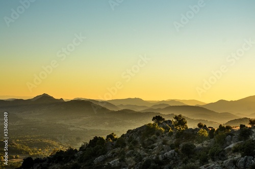 sunset in mountains © martinmomo