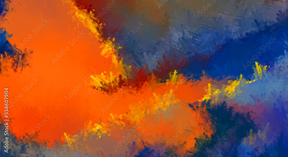 Brushed Painted Abstract Background. Brush stroked painting. Strokes of paint. 2D Illustration. Brushed Painted Abstract Background. Brush stroked painting. Strokes of paint. 2D Illustration.
