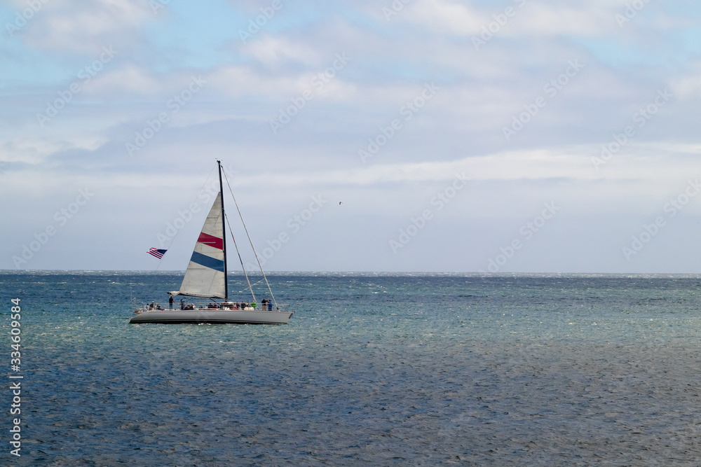Fototapeta premium French-American Yacht