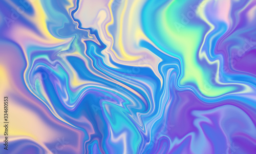 Iridescent vibrant liquid background texture