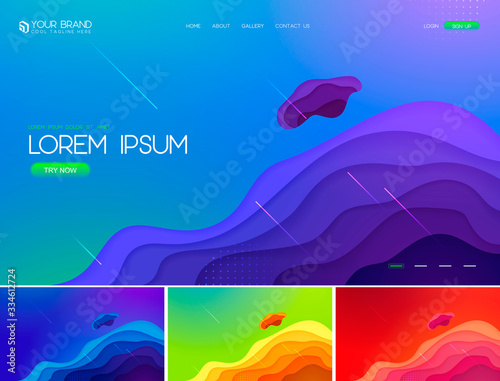 Fluid and liquid abstract background series. Applicable for web background, design element ,wall poster, landing page, wall paper, social media element, and others.