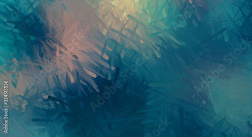 Brushed Painted Abstract Background. Brush stroked painting. Artistic vibrant and colorful wallpaper.