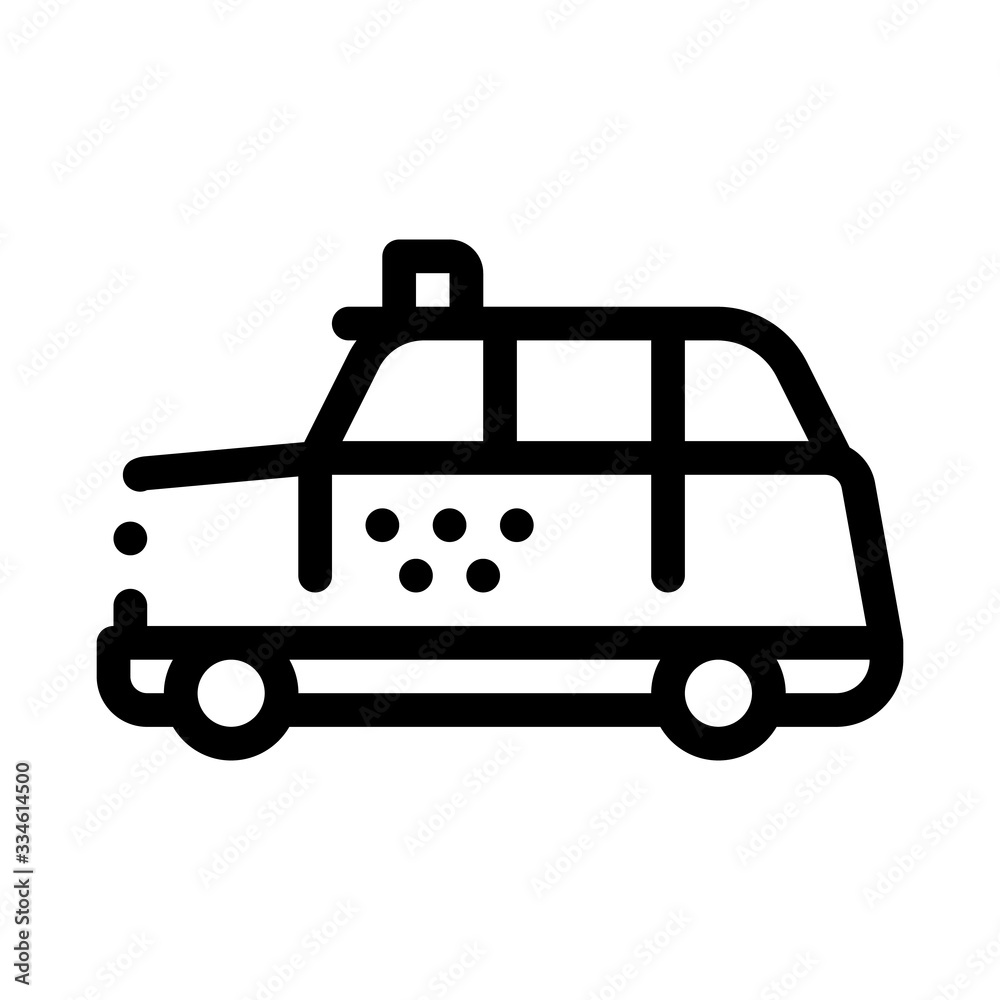 bus taxi icon vector. bus taxi sign. isolated contour symbol illustration bus taxi icon vector. bus taxi sign. isolated contour symbol illustration