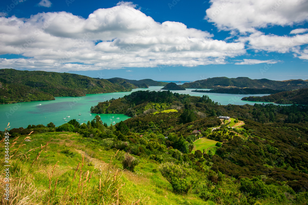 Scenic view of Bay of Islands, New Zealand Scenic view of Bay of Islands, New Zealand