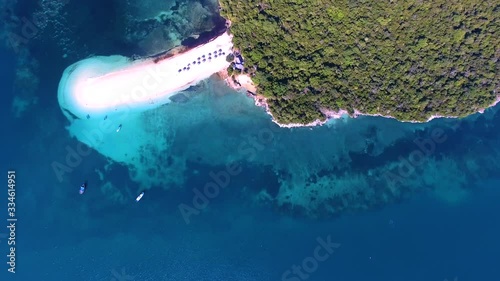 aerial view of the Bongoyo Island, Dar es Salaam photo