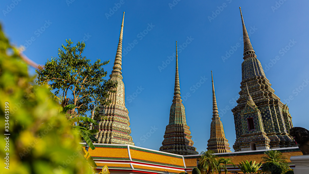 Naklejka premium Landmark in thailand it beautiful art