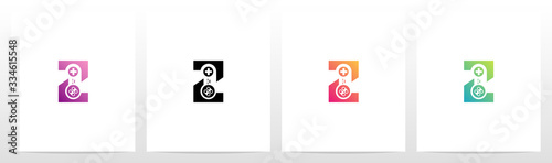  Game Controller On Letter Logo Design Z