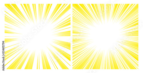 集中線　背景素材