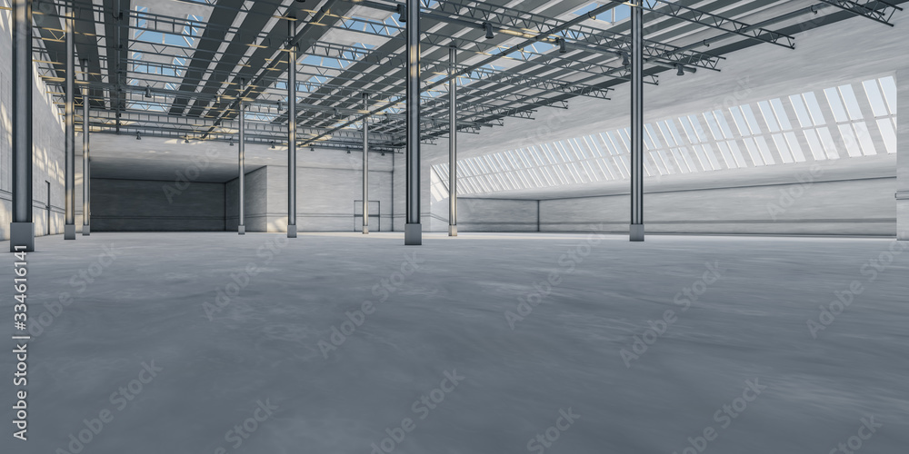 Фотография exhibition hall empty backplate 3