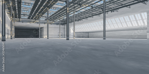 Canvas-taulu exhibition hall empty backplate 3