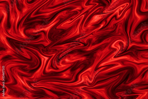 Red wavy abstract background image.