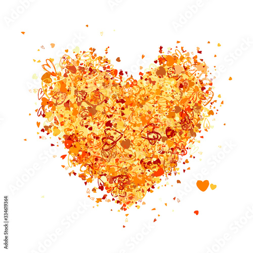 Valentine heart shape for your design