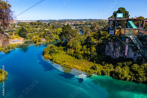 Bungy jumping in Taupo  new zealand2